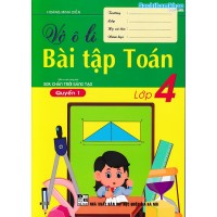 Vở ô li bài tập toán 4 - Chân trời sáng tạo - Quyển 1